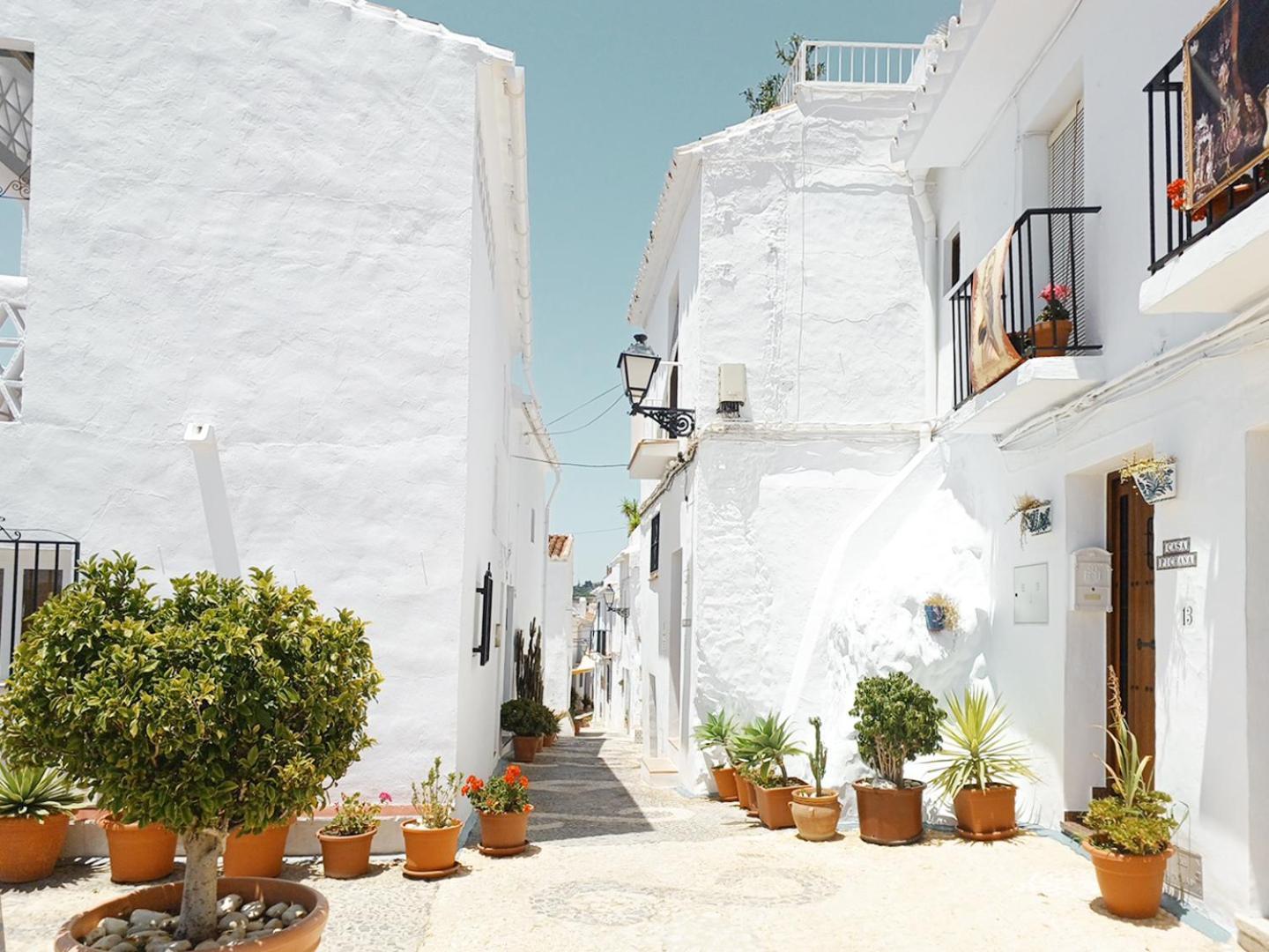 Las Pizarrillas: Tu Hogar En Este Blanco Pueblo Frigiliana Exterior photo